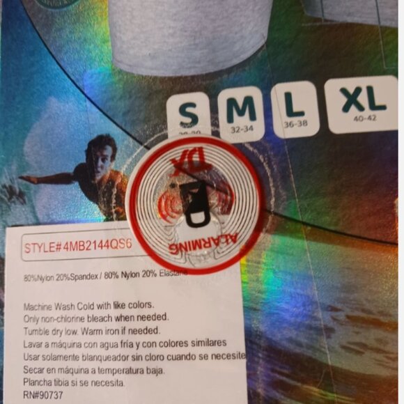 Quicksilver Men’s 4 Pack Performance Nylon Boxer Briefs Size Large Fly Front New - Picture 7 of 8